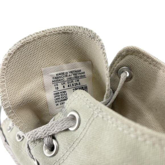 Converse Chuck Taylor All Star Lift Platform Sneakers Sage Green Women’s 10 - Picture 8 of 10